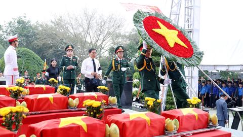 Lễ viếng, truy điệu và an táng 63 hài cốt liệt sĩ tại Nghĩa trang liệt sĩ Bình Phước