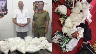 Bắt giữ vụ vận chuyển 15kg heroin qua đường hàng không