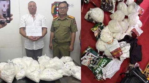 Bắt giữ vụ vận chuyển 15kg heroin qua đường hàng không