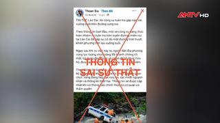 Công an Lào Cai bác tin xe công vụ lao xuống suối
