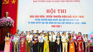 Khai mạc Hội thi Báo cáo viên, tuyên truyền viên giỏi khu vực I năm 2026 