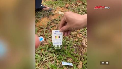 Người phụ nữ trồng cây cần sa trong vườn và trên nương