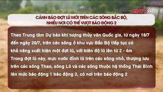 Cảnh báo đợt lũ mới trên các sông Bắc Bộ, nhiều nơi có thể vượt báo động 2