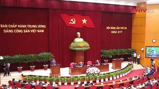 Thông cáo báo chí về ngày làm việc thứ nhất Hội nghị Trung ương 3 khóa XIV