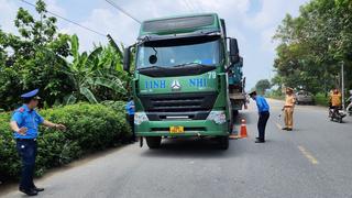 Quyết liệt xử lý xe chở quá khổ, quá tải trên tuyến đường trọng điểm