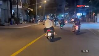 TP.HCM: Xác minh nhóm thanh niên chạy xe lạng lách trên đường phố 