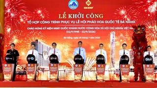 Khởi công tổ hợp phục vụ Lễ hội pháo hoa quốc tế Đà Nẵng