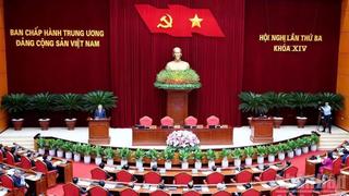  Nghị quyết Hội nghị lần thứ ba Ban Chấp hành Trung ương Đảng khoá XIV