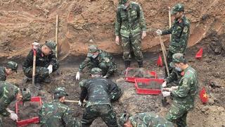 Quy tập thêm 19 bộ hài cốt liệt sĩ tại công viên Lê Thị Riêng