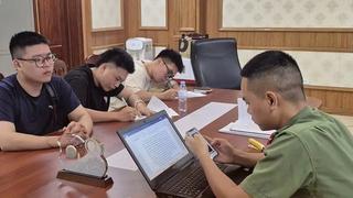 Công an làm việc với 3 thanh niên đăng nội dung phản cảm lên mạng