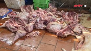 Phát hiện gần 1 tấn thịt lợn nghi nhiễm bệnh 