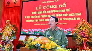 Chuyển đổi Trường Đại học PCCC thành Học viện Phòng cháy chữa cháy và cứu nạn cứu hộ 