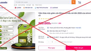 Yêu cầu ngừng bán sản phẩm giảm cân Slimaura Care x3