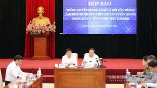 Xung quanh vụ gian lận thi tốt nghiệp THPT tại Tuyên Quang