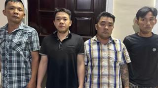 4 đối tượng trộm chó tấn công Công an khi bị phát hiện