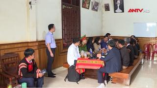 Thu nhận mẫu ADN của thân nhân liệt sĩ tại xã Cư Pơng