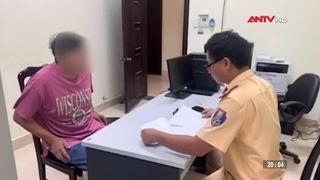 Xe khách liều lĩnh đi lùi trên QL1 