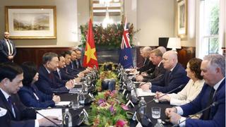 Tổng Bí thư, Chủ tịch nước Tô Lâm hội đàm với Thủ tướng New Zealand Christopher Luxon