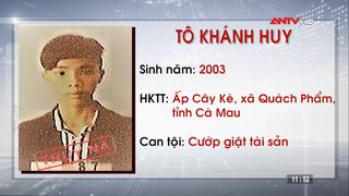 Truy nã đối tượng về tội cướp giật tài sản