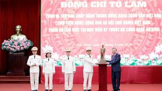 Tổng Bí thư, Chủ tịch nước Tô Lâm thăm, làm việc tại Học viện Kỹ thuật và Công nghệ an ninh 