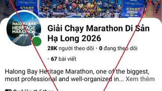 Cảnh báo fanpage giả mạo Giải chạy Marathon quốc tế di sản Hạ Long