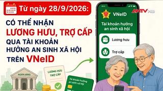 Người dân có thể nhận lương hưu, trợ cấp qua VneID