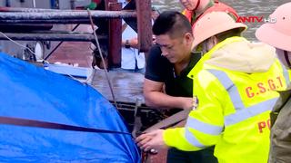 Công an Hải Phòng, Quảng Ninh giúp dân ứng phó bão số 4   
