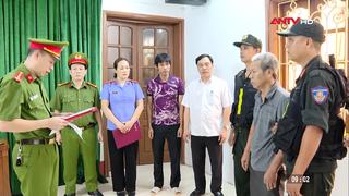  Công an tỉnh Ninh Bình thi hành lệnh bắt bị can Lê Văn Sinh
