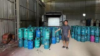Phát hiện đường dây san chiết, phân phối gas giả quy mô lớn