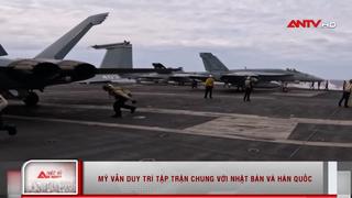 Mỹ vẫn duy trì tập trận chung với Nhật Bản và Hàn Quốc