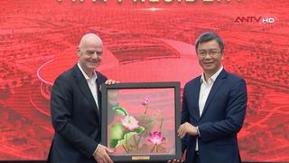 Chủ tịch FIFA Việt Nam thăm, làm việc tại Khu liên hợp thể thao PVF Bộ Công an