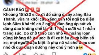 Công an xử lý người đăng clip dàn dựng cảnh bị cướp nhẫn 