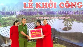 Lễ khởi công điểm trưởng mầm non Khuổi Vin, tỉnh Cao Bằng 