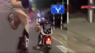 Xử lý vụ nam thiếu niên chạy xe máy 'diễn xiếc' 