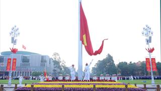 Thiêng liêng Lễ Thượng cờ trên Quảng trường Ba Đình trong ngày Quốc khánh 2-9