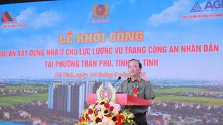 Khởi công dự án xây dựng nhà ở cho CBCS tại phường Trần Phú, tỉnh Hà Tĩnh