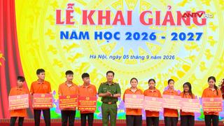 Lễ khai giảng năm học mới tại các Trường CAND