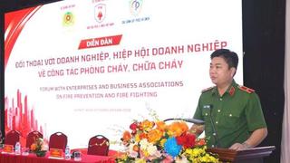 Đối thoại với doanh nghiệp về công tác phòng cháy, chữa cháy
