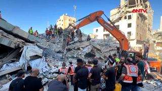 Sập nhà tại Gaza, hơn 40 người thương vong