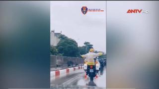 CSGT Hà Nội mở đường đưa người đàn ông đi cấp cứu 