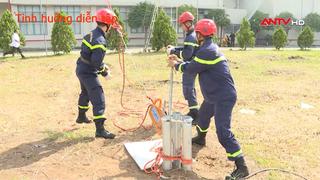 Vĩnh Long thực tập phương án chữa cháy và cứu nạn, cứu hộ 