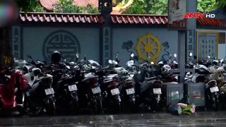 Xử phạt điểm trông giữ xe không phép tại khu vực chùa Vân Hồ