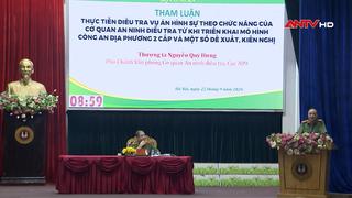 Xây dựng mô hình cơ quan điều tra tinh gọn, thống nhất 