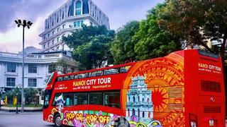 Hà Nội đưa vào vận hành xe bus điện 2 tầng 