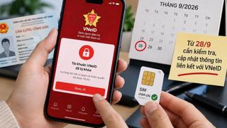 Từ ngày 28/9 có thể khóa tài khoản VNeID trong một số trường hợp