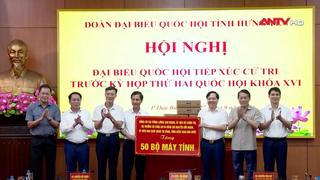 Bộ trưởng Lương Tam Quang tiếp xúc cử tri phường Thái Bình, Hưng Yên