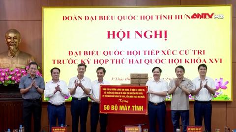 Bộ trưởng Lương Tam Quang tiếp xúc cử tri phường Thái Bình, Hưng Yên