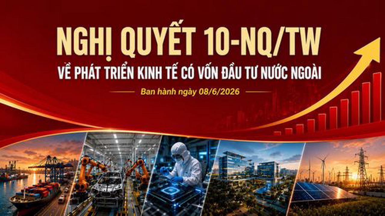 Nghị quyết số 10-NQ/TW - Bước chuyển trong tư duy thu hút đầu tư